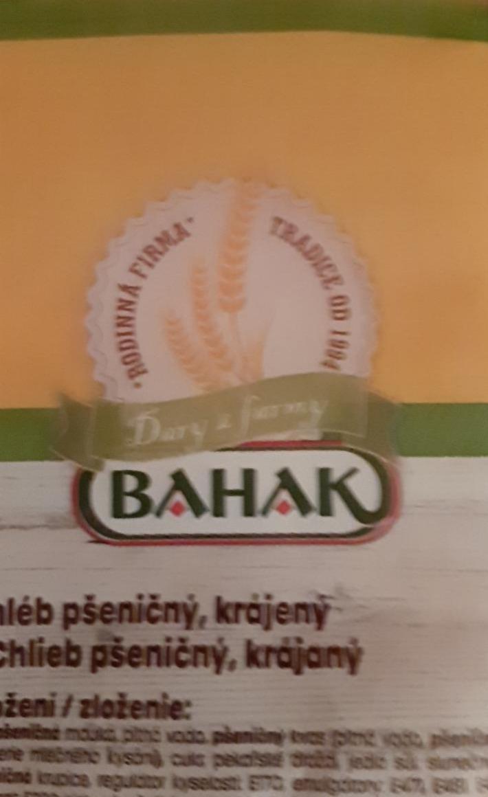 Fotografie - chléb pšeničný Bahak