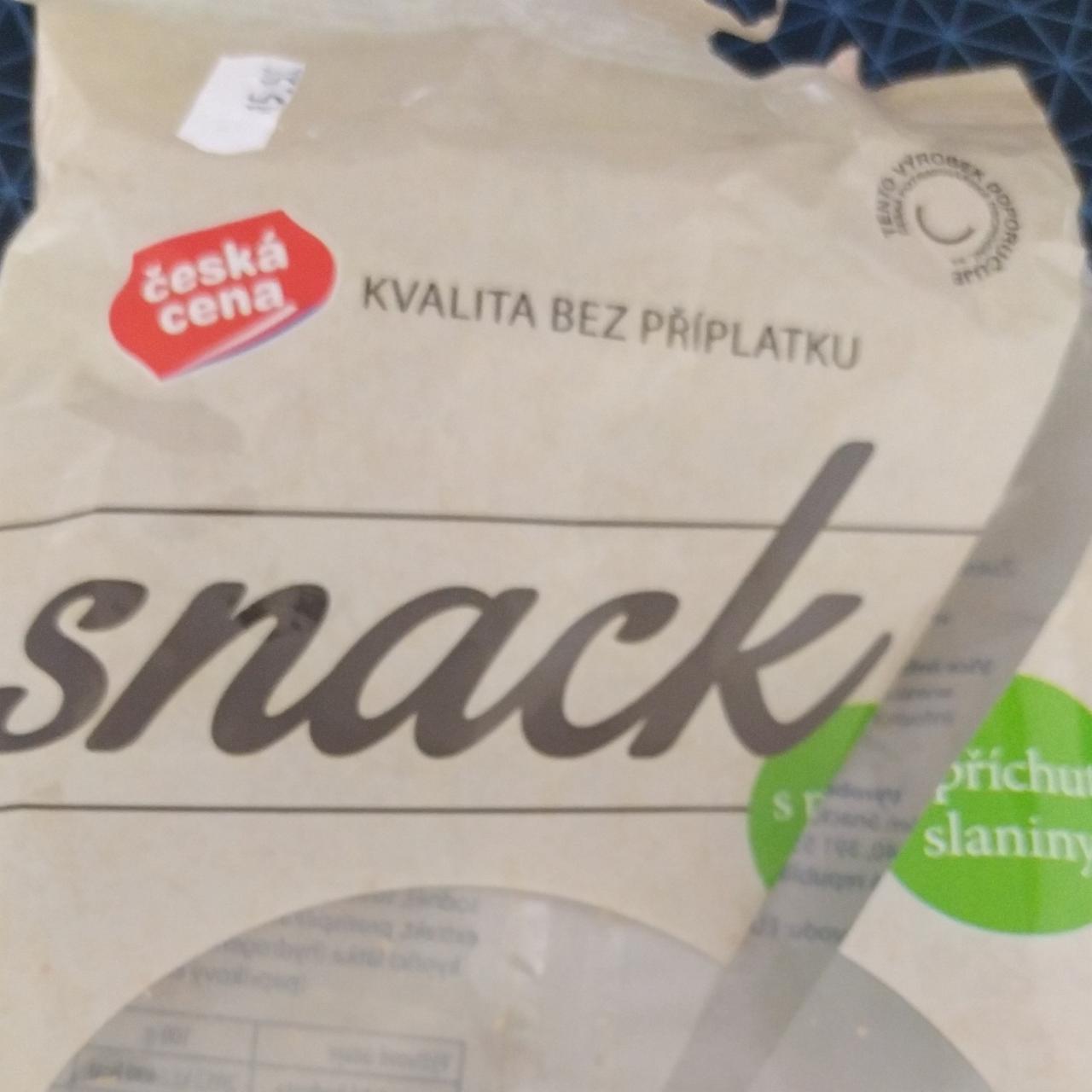 Fotografie - Pšeničný snack s příchutí slaniny Česká cena