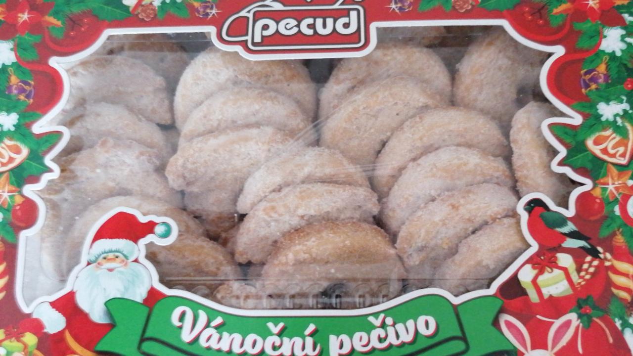 Fotografie - Vlašskoořechové rohlíčky cukrované Pecud