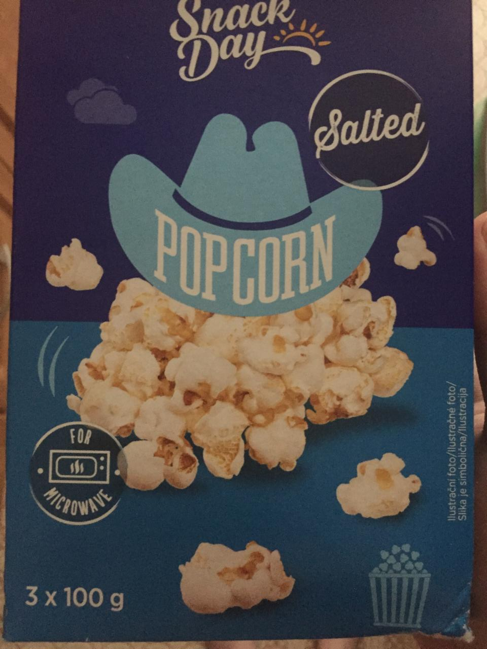 Fotografie - Popcorn slaný Snack Day