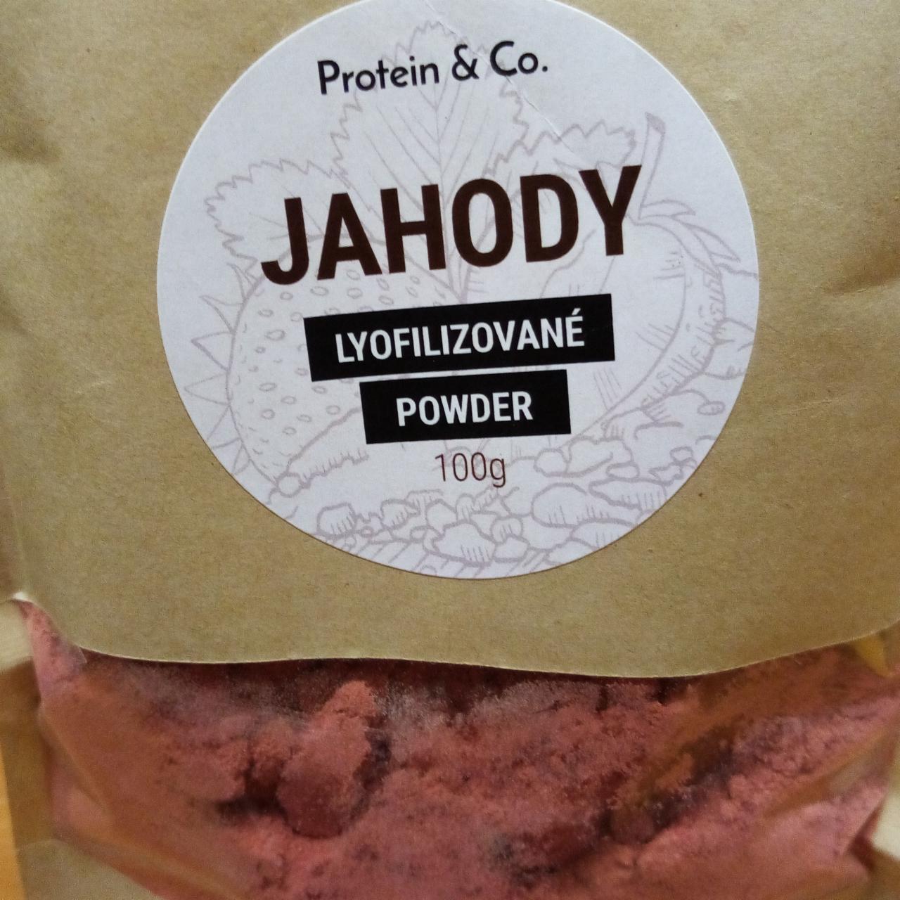 Fotografie - Jahody lyofilizované Powder Protein & Co