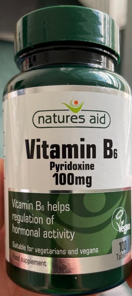 Fotografie - Vitamin B6 Pyridoxine Natures Aid
