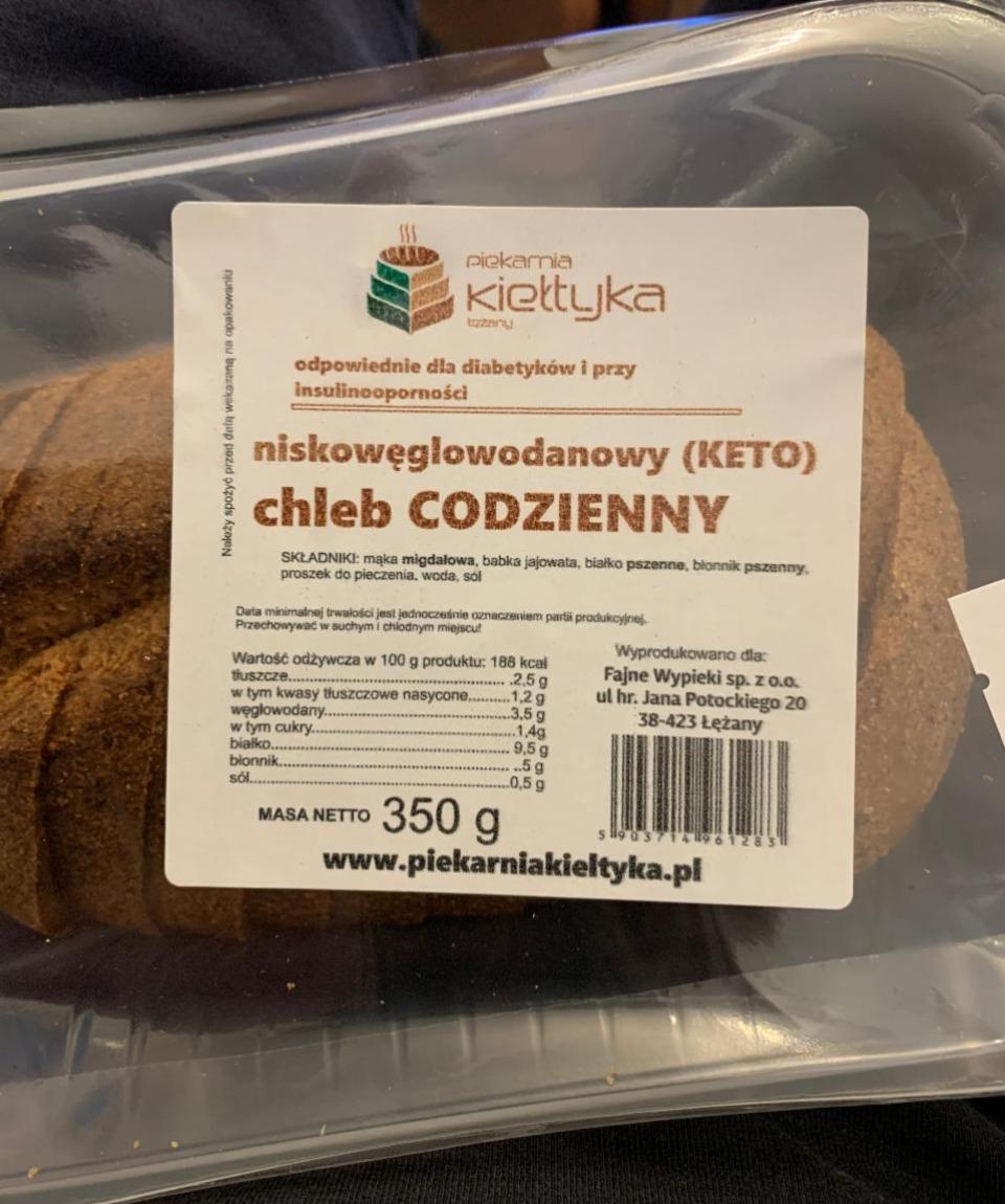Fotografie - Keto niskowęglowodanowy chleb codzienny Piekarnia Kiełtyka
