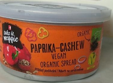 Fotografie - Bio vegetariánská pomazánka s paprikou a kešu ořechy Take it veggie