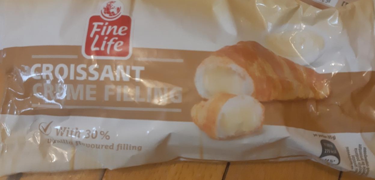 Fotografie - Croissant Creme Filling vanilla Fine Life