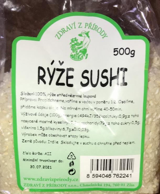 Fotografie - rýže sushi Zdraví z přírody