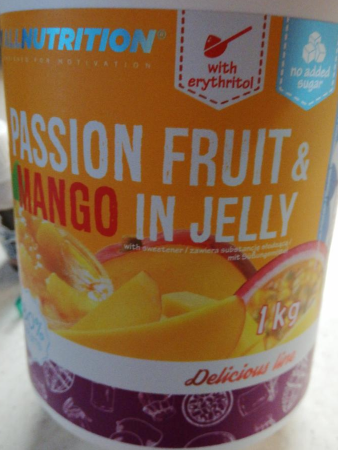 Fotografie - Passion fruit & mango in Jelly Allnutrition