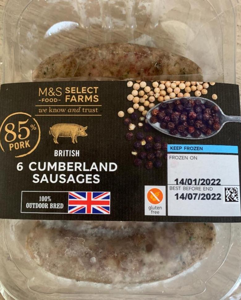 Fotografie - British Cumberland Sausages M&S
