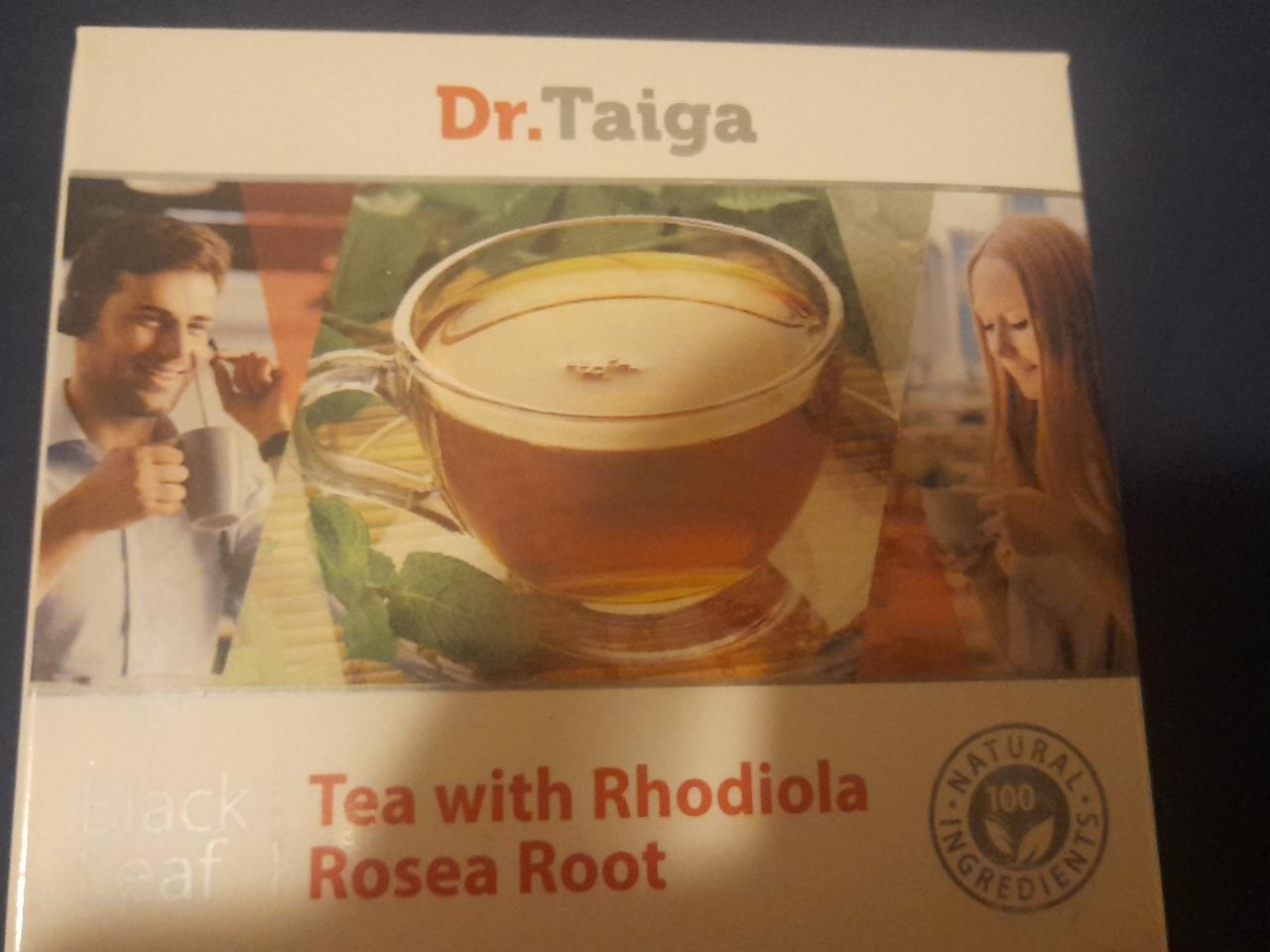 Fotografie - Bylinná směs černého čaje a kořene rozchodnice růžové Dr.Taiga