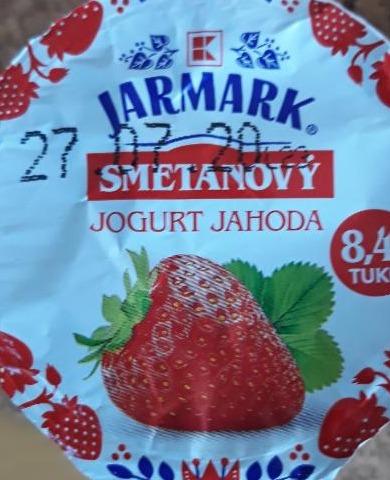 Fotografie - Smetanový jogurt jahoda Jarmark
