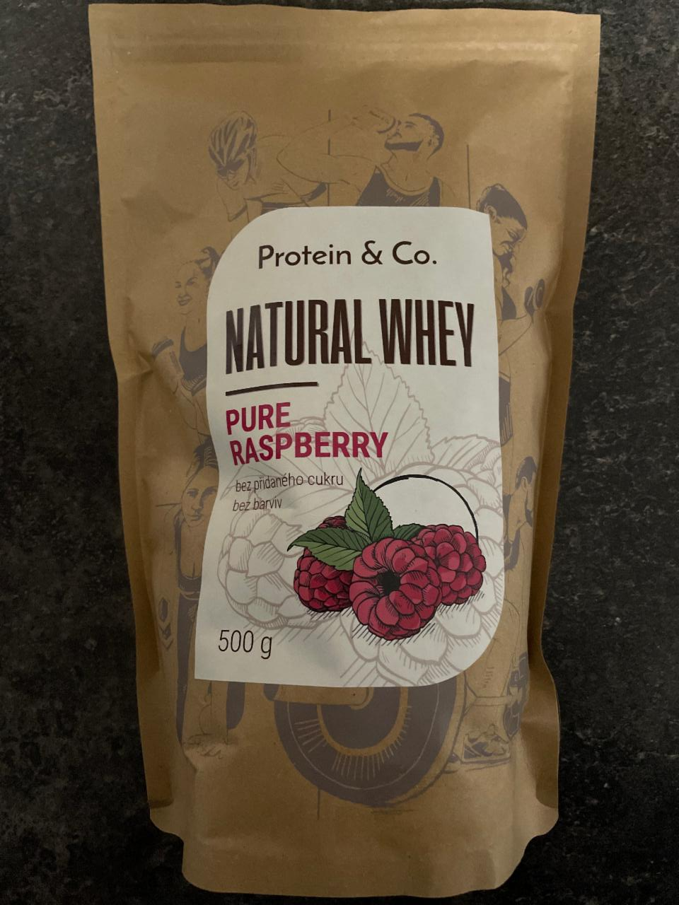 Fotografie - Natural Whey Pure Raspberry Protein & Co.