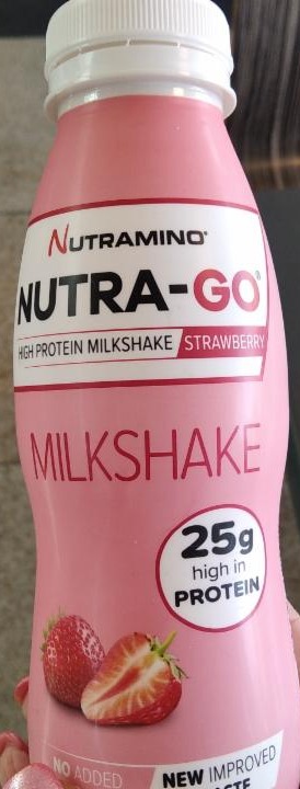 Fotografie - Nutramino Nutra-Go High Protein Milkshake Strawberry
