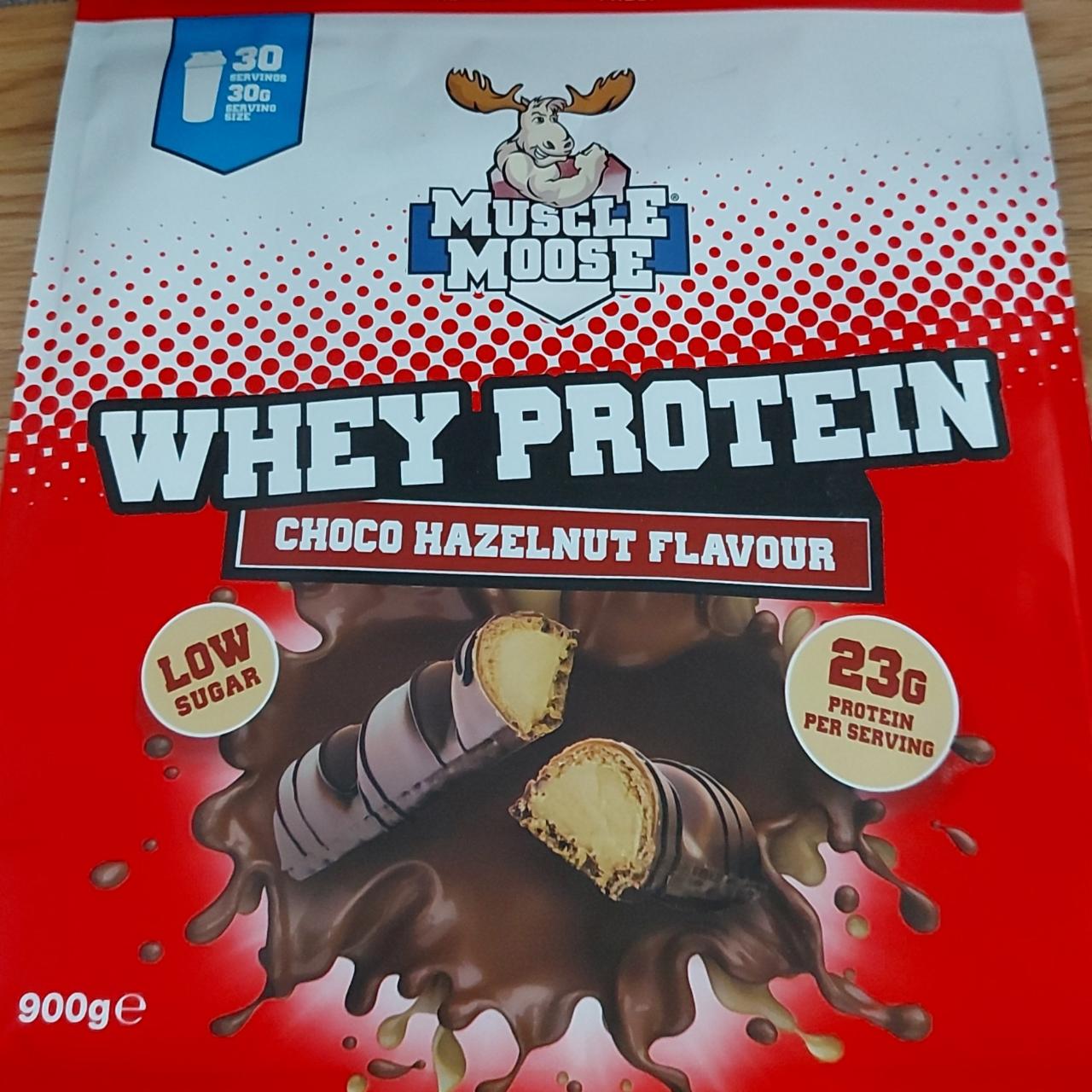 Fotografie - Whey protein Choco hazelnut flavour Muscle Moose