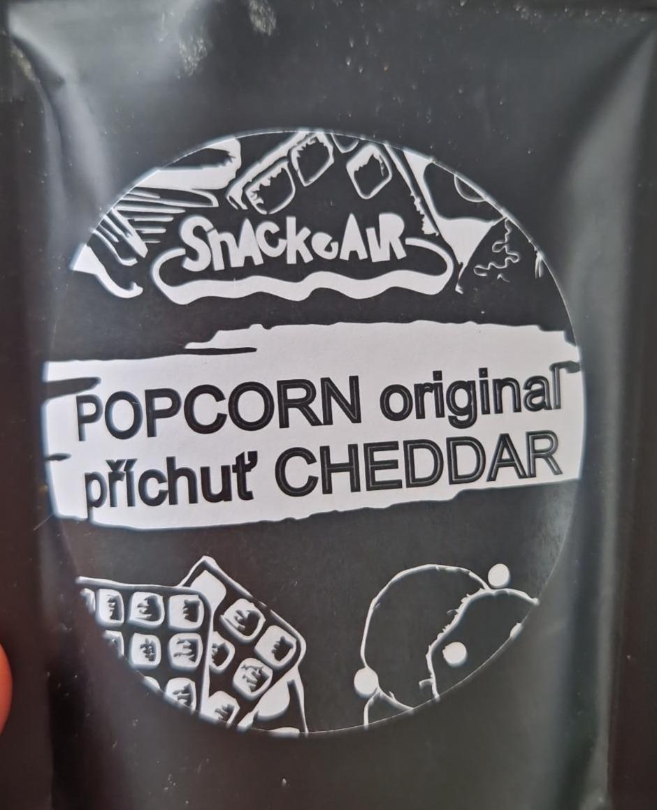 Fotografie - Popcorn original příchuť čedar SnackeAir