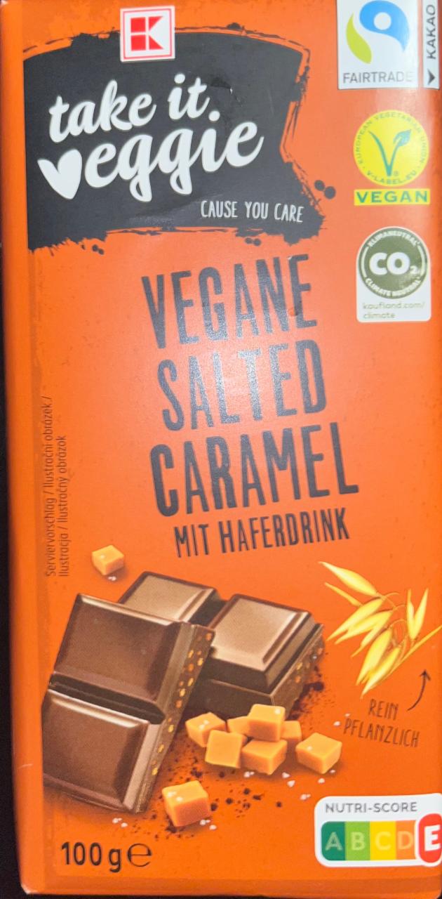 Fotografie - Vegane Salted caramel mit haferdrink K-take it veggie