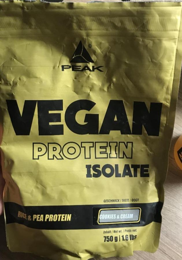 Fotografie - Vegan Protein Isolate Cookies & Cream Peak
