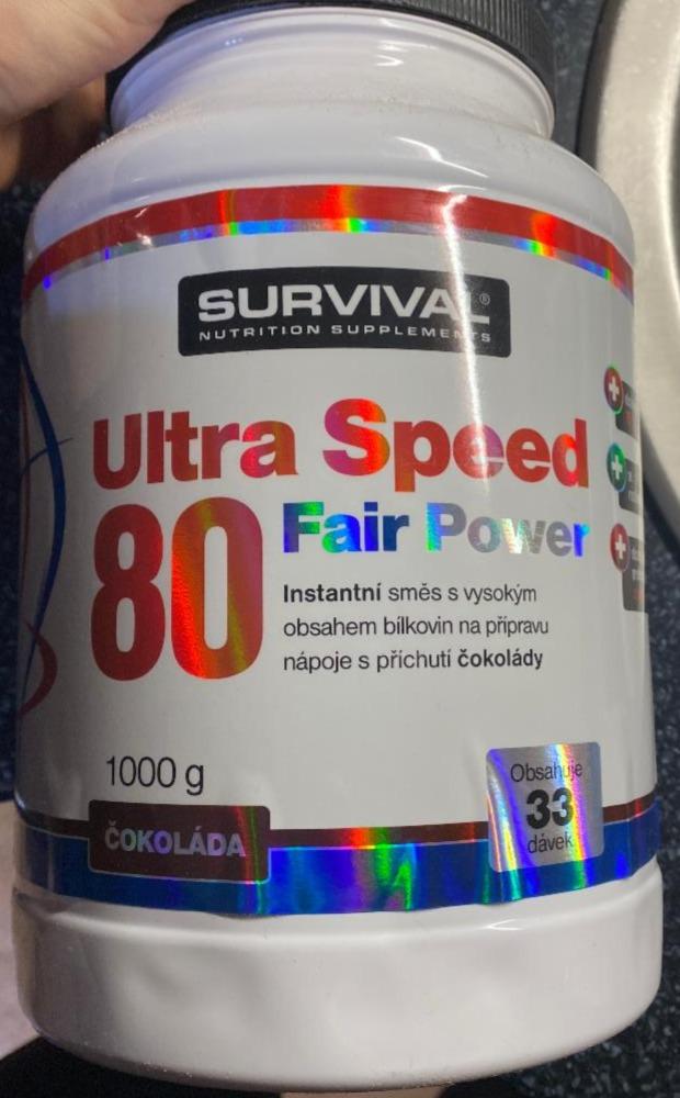 Fotografie - Ultra Speed 80 Fair Power čokoláda Survival