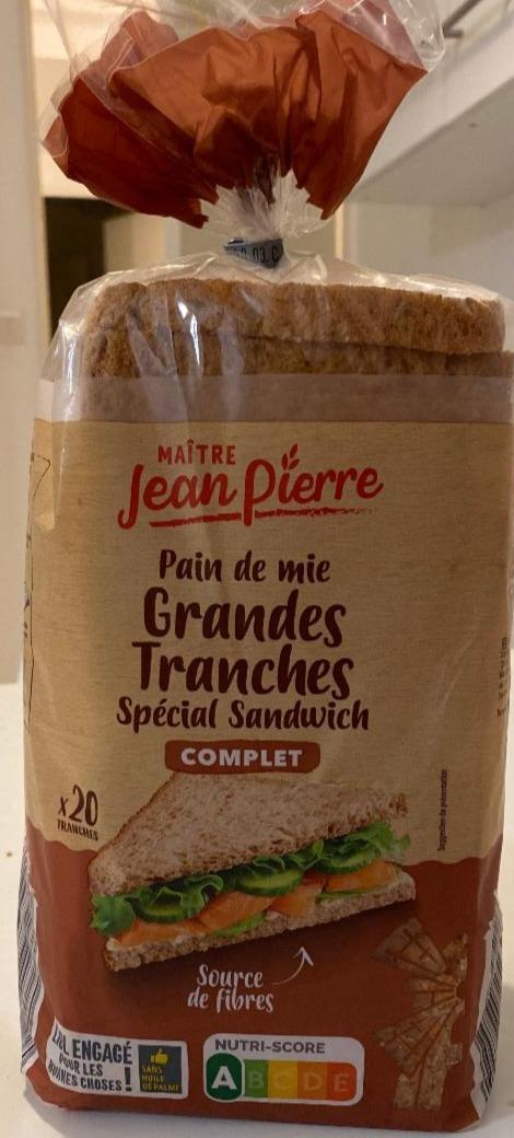 Fotografie - Pain de Mie Spécial Sandwich Complet Maître Jean Pierre