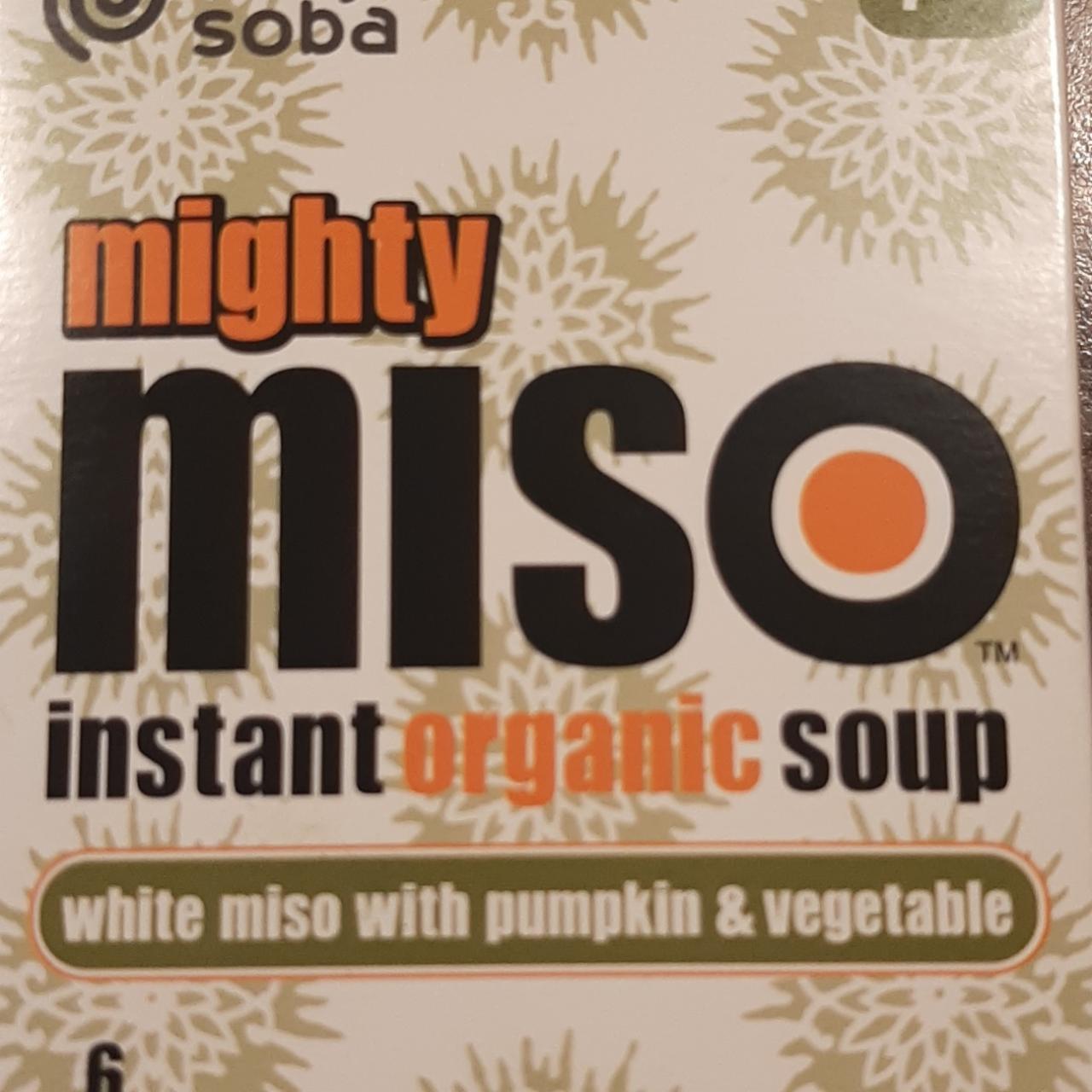 Fotografie - Mighty Miso instant organic soup with pumpkin & vegetable King Soba