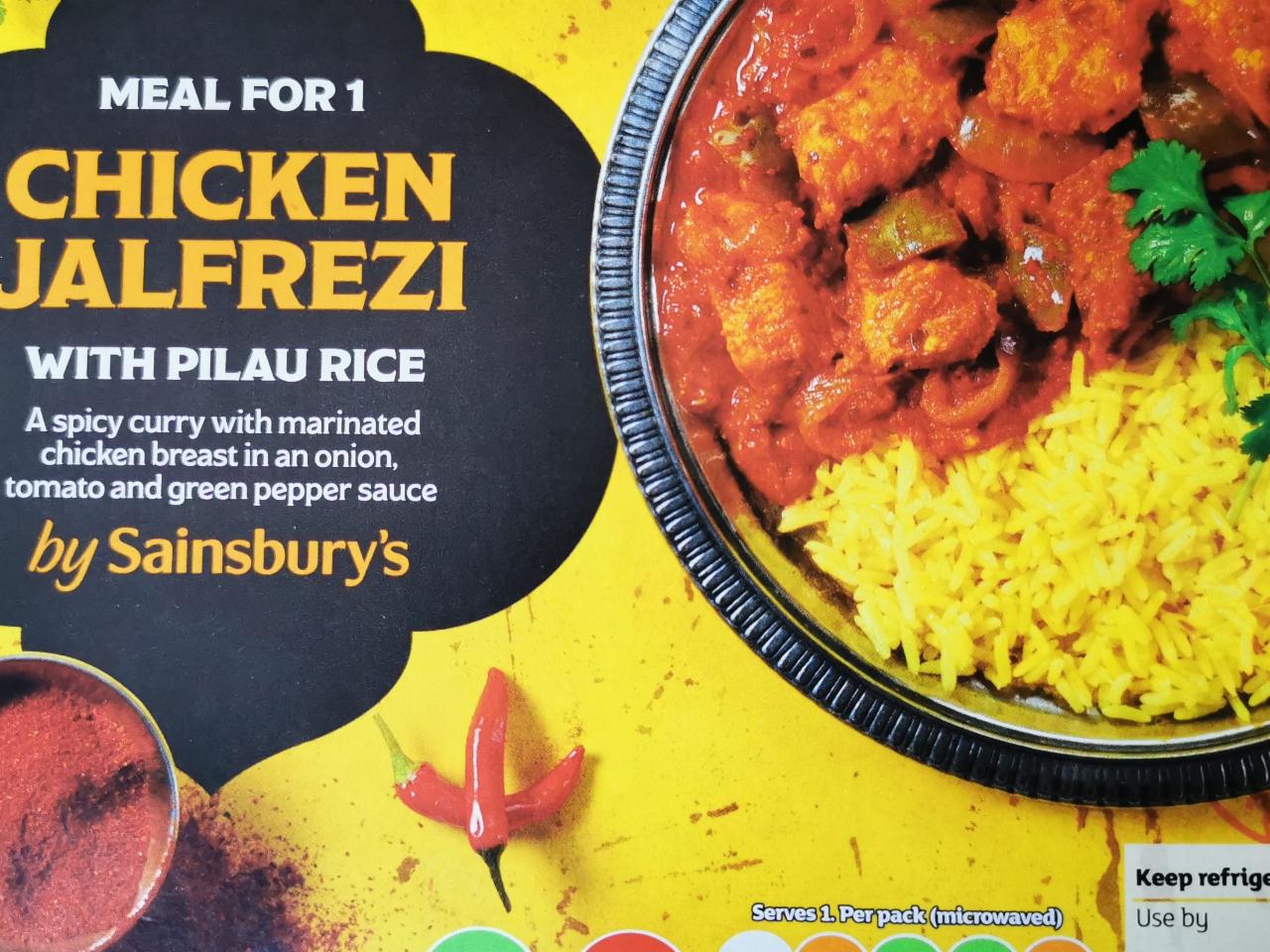 Fotografie - Chicken Jalfrezi with Pilau Rice by Sainsbury's
