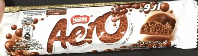 Fotografie - Aero Milk Chocolate Bar Nestlé