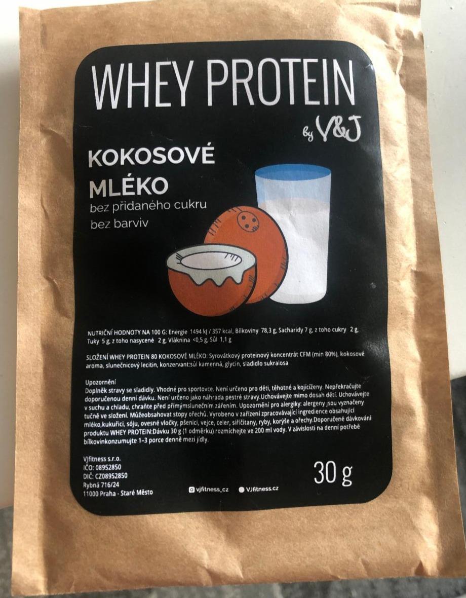 Fotografie - Whey protein Kokosové mléko by V&J