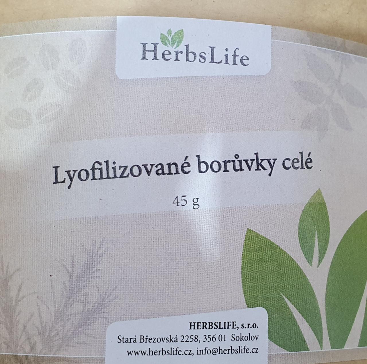 Fotografie - Lyofilizované borůvky celé HerbsLife