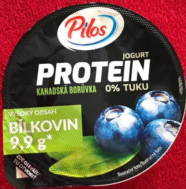 Fotografie - Jogurt Protein kanadská borůvka 0%tuku Pilos