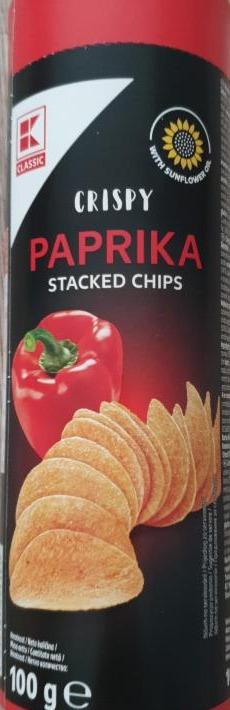 Fotografie - Crispy Stacked Chips Paprika K-Classic