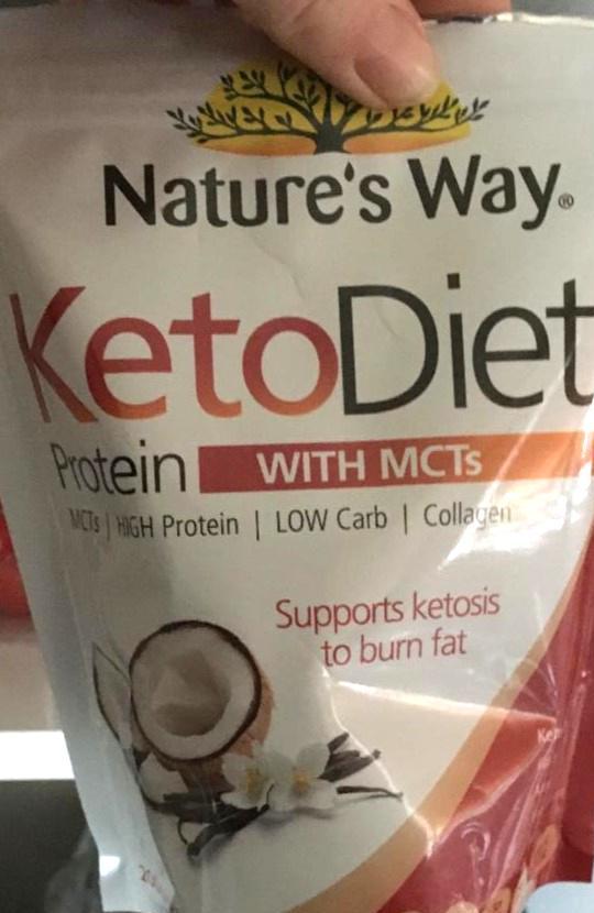 Fotografie - Nature´s way protein with MCTs vanilla flavour KetoDiet