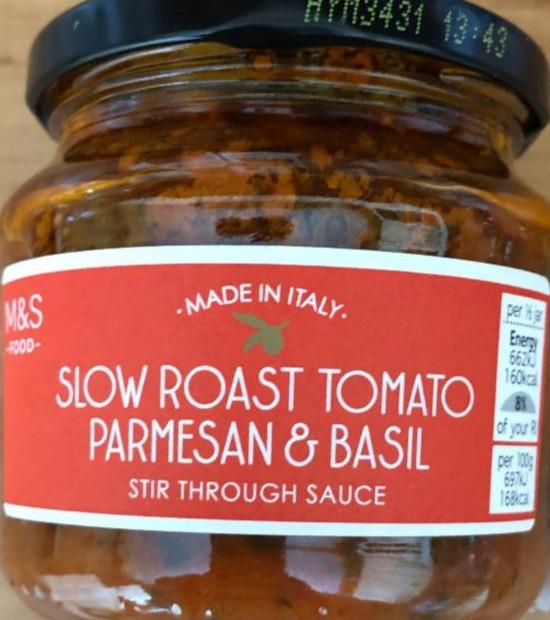 Fotografie - Slow roast tomato parmesan & basil Marks & Spencer