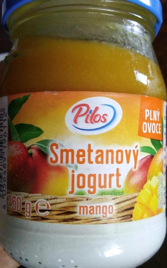 Fotografie - Smetanový jogurt mango Pilos