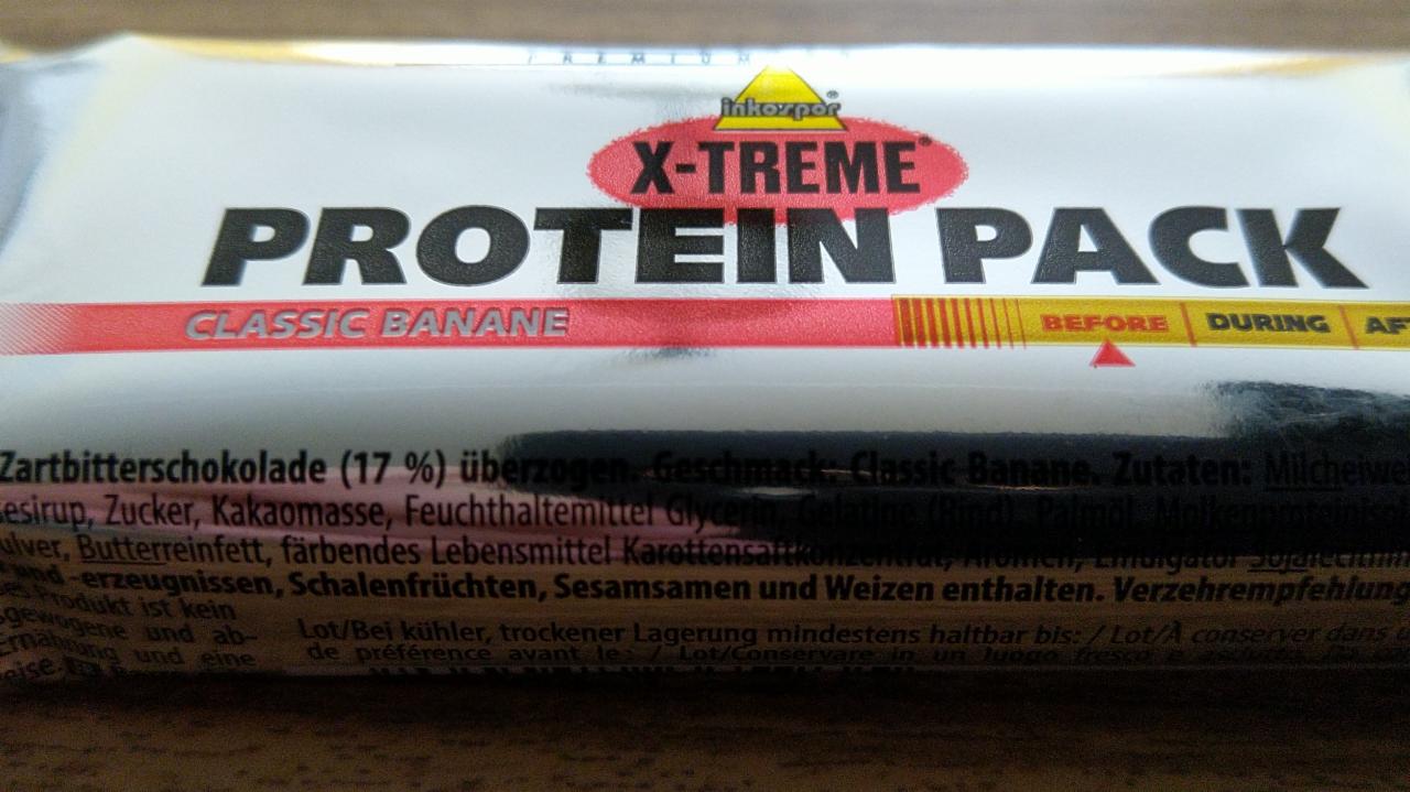 Fotografie - X-Treme Protein Pack Classic Banane Inkospor