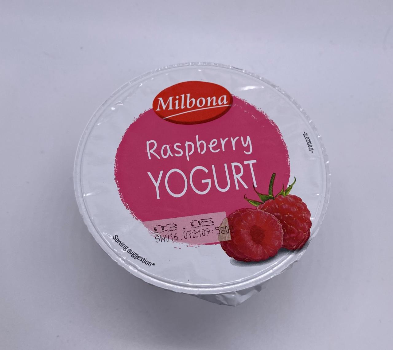 Fotografie - Jogurt ovocný malinový Milbona