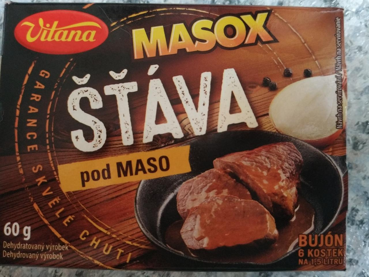 Fotografie - Masox šťáva pod maso Vitana