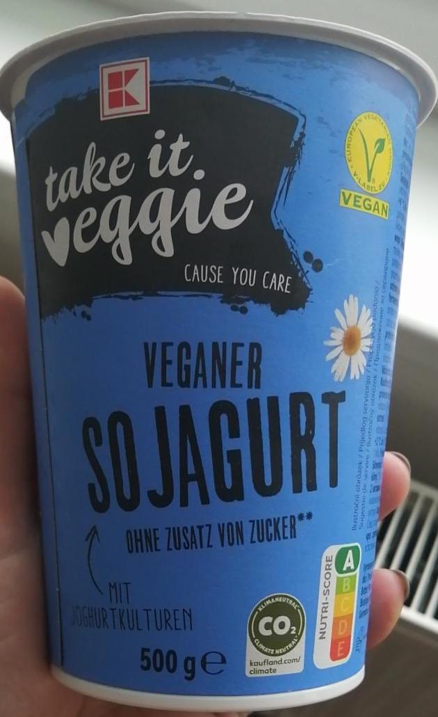 Veganer Sojagurt Take it veggie kalorie, a hodnoty kJ - nutriční