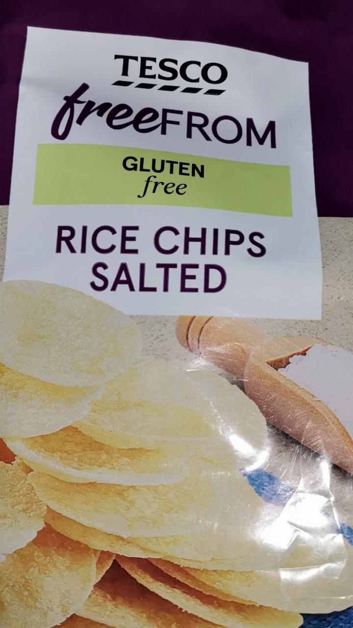 Fotografie - Rice chips salted Tesco free From