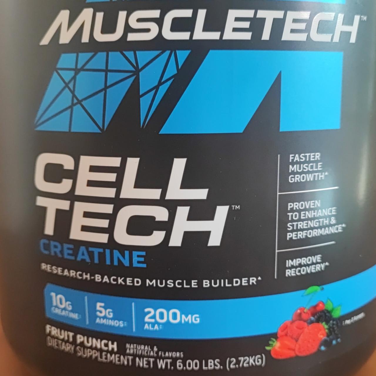 Fotografie - CellTech Creatine Fruit Punch Muscletech