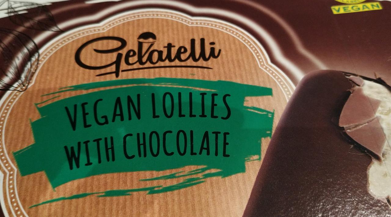Fotografie - Vegan lollies with chocolate Gelatelli