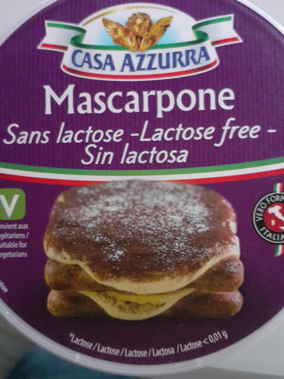 Fotografie - Mascarpone Lactose free Casa Azzurra