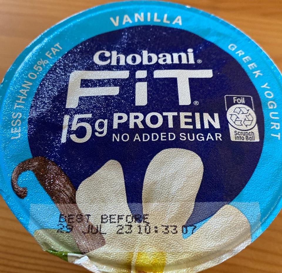 Fotografie - Fit protein no added sugar Vanilla Chobani