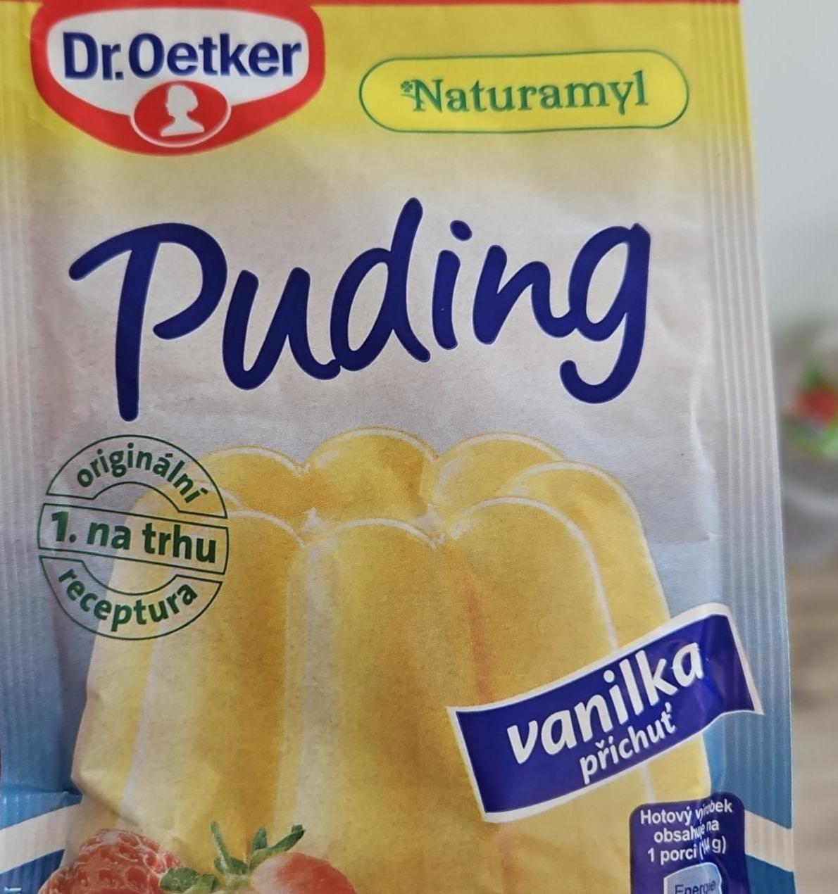Fotografie - Dr.Oetker vanilkový puding Naturamyl (hotový pokrm)