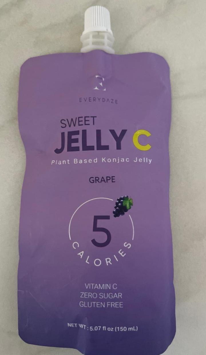 Fotografie - Sweet Jelly C Plant Based Konjac Jelly Grape Everydaze