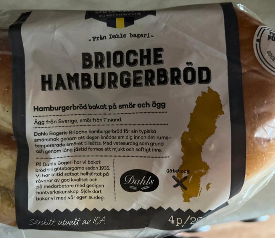 Fotografie - Brioche hamburgetbröd ICA