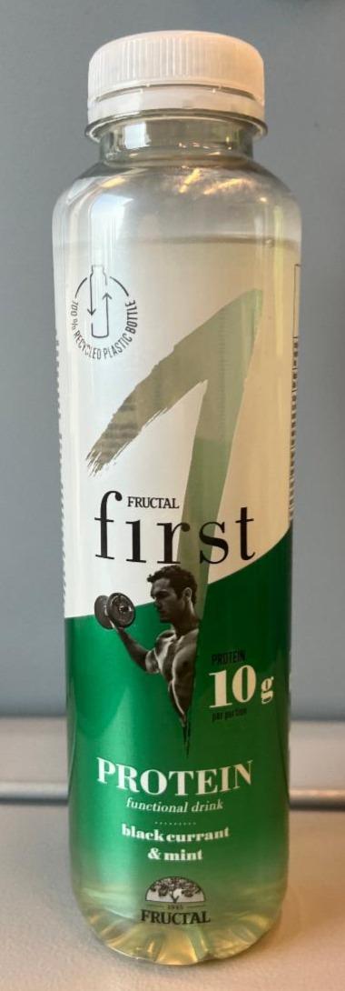 Fotografie - First Protein Black Currant & Mint Fructal