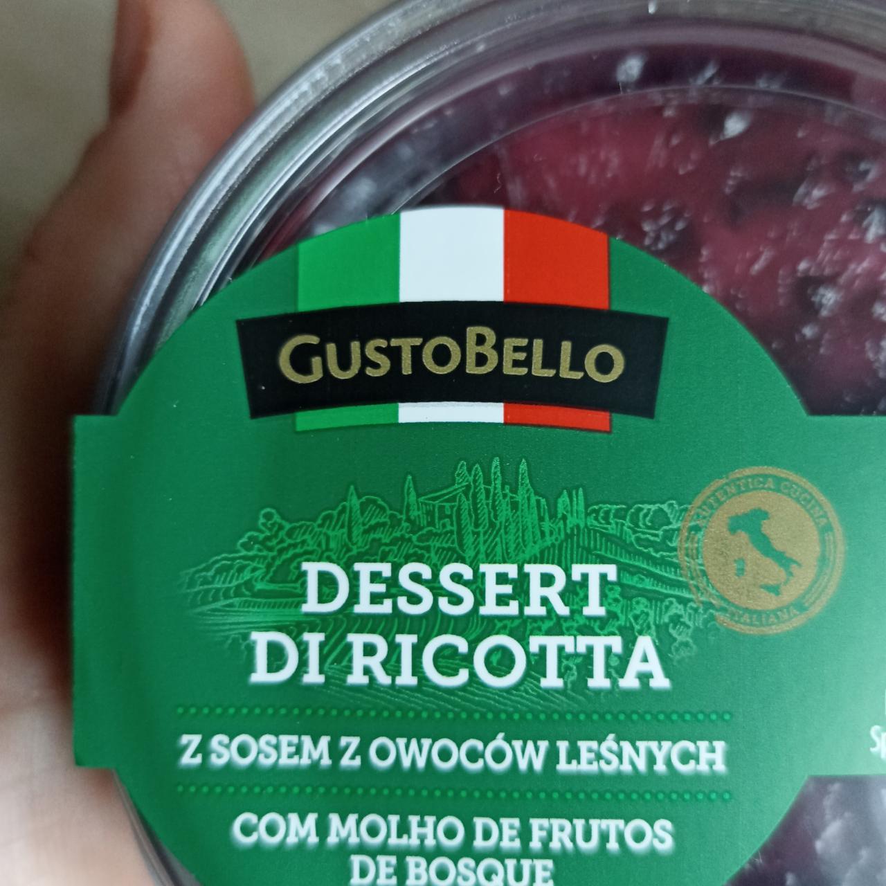 Fotografie - Dessert di ricotta z sosem z owoców leśnych GustoBello