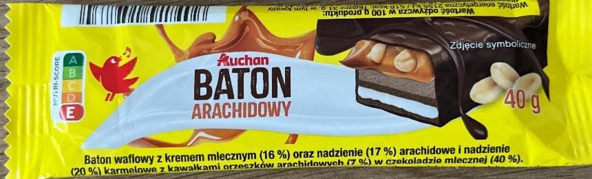 Fotografie - Baton arachidowy Auchan