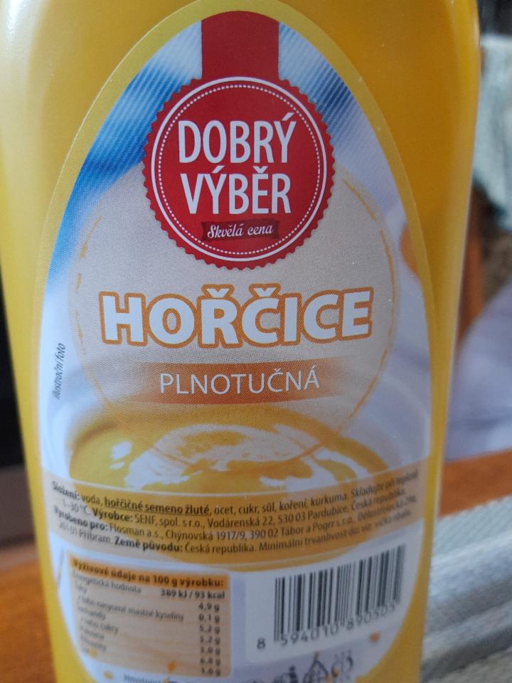 Fotografie - Hořčice plnotučná Dobrý výběr