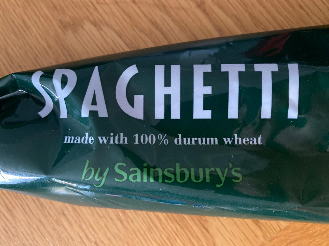 Fotografie - Spaghetti made with 100% durum wheat Sainsbury's