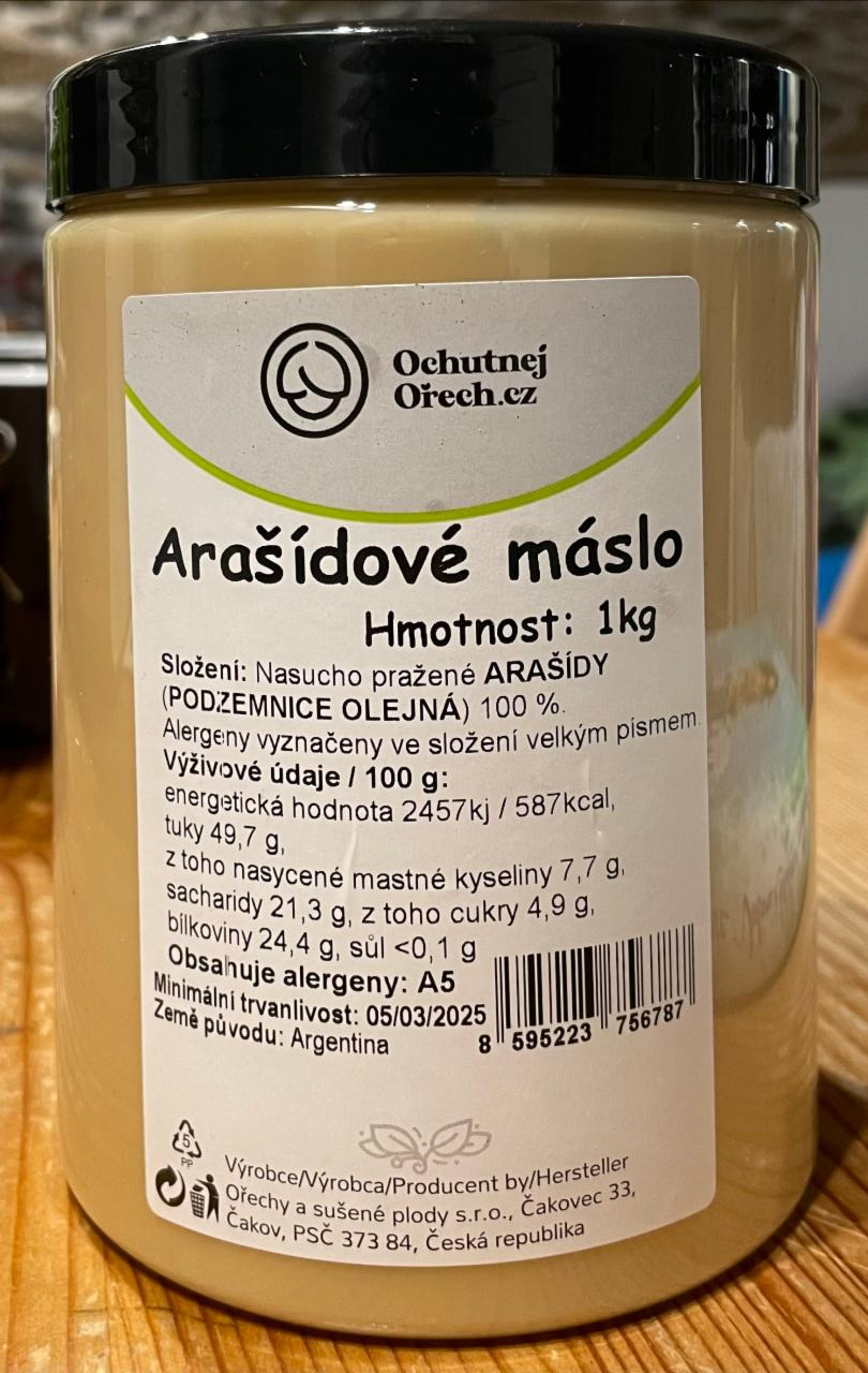 Fotografie - Arašídové máslo Ochutnejorech.cz